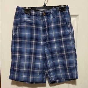 Boys Gap blue plaid dress Shorts. Size 10. Used. Great shape